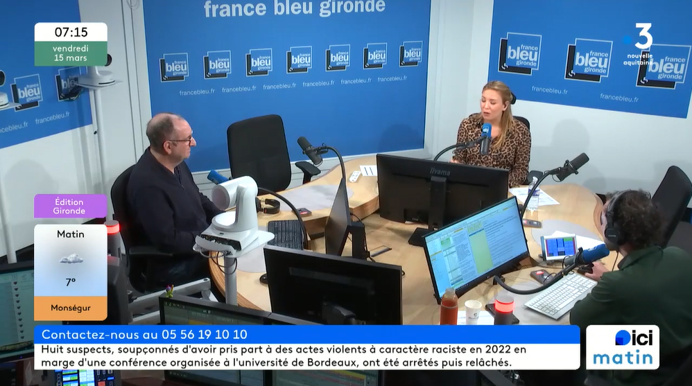 “Éco d’ici” – France Bleu Gironde, March 15, 2024