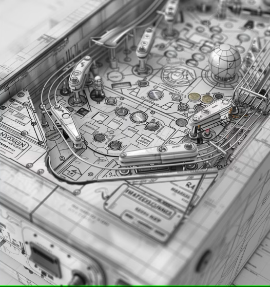 Hexa Pinball cherche à fusionner design moderne et qualité exceptionnelle tout en honorant les traditions qui ont façonné son héritage et redonne ainsi à la France son rôle fondamental dans la création de ce jeu qui traverse les siècles.